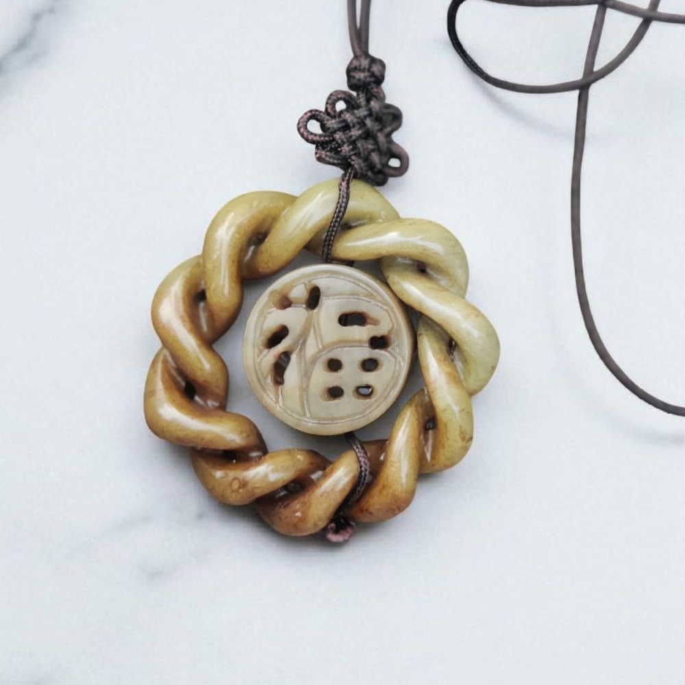 Antique Jade Necklace